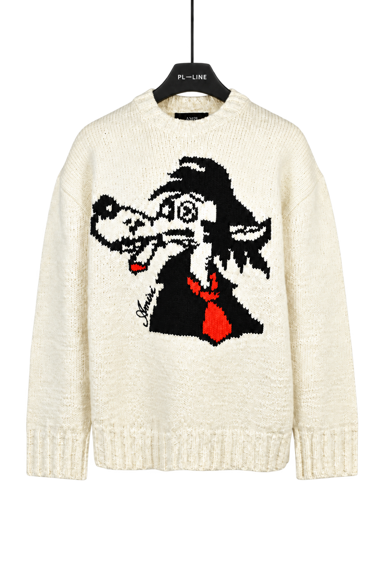 SMOKING WOLF CREWNECK – front