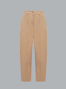 MONCLER LOGO PANTS BEIGE
