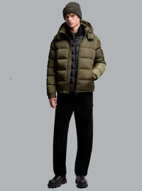 MONCLER LOGO CORDUROY PANTS Black MEN