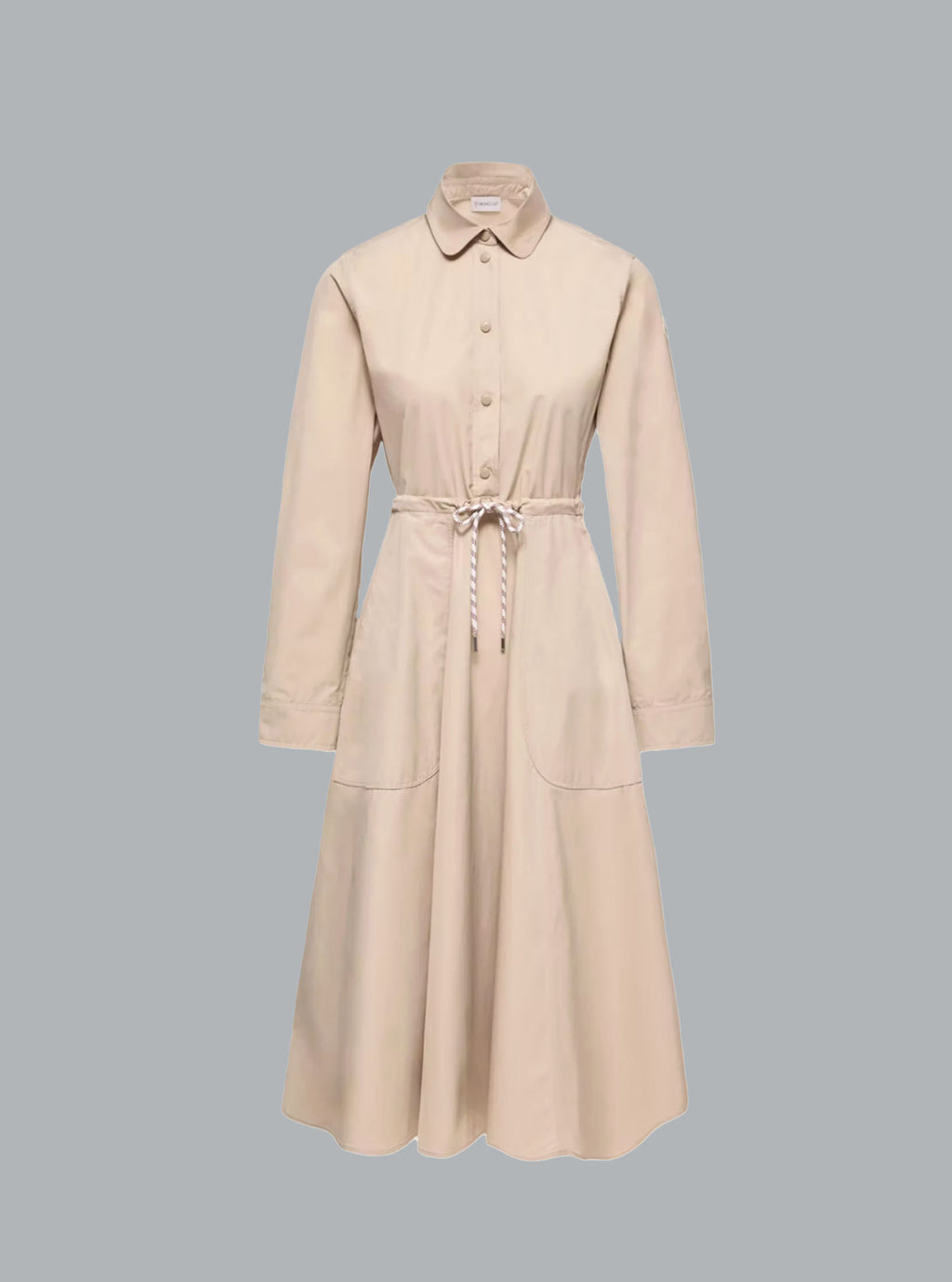 POPLIN MIDI SHIRT DRESS