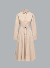 POPLIN MIDI SHIRT DRESS