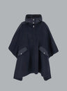 FRONT POCKET HOODED CAPE