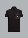 MONCLER LOGO POLO SHIRT Black MEN