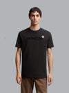 MONCLER FLOCKED LOGO T-SHIRT Black MEN