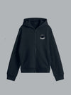 MONCLER LOGO ZIP THROUGH HOODIE Navy MEN