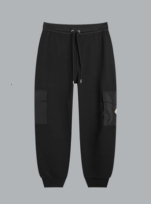 MONCLER LOGO SWEATPANTS Black MEN