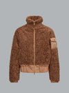 MONCLER COLIGNY DOWN JACKET Brown Dessin WOMEN