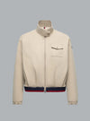 MONCLER NIDECK BOMBER JACKET Light Beige WOMEN