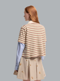 Gestreept katoenen poloshirt