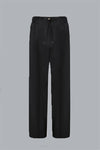 MONCLER LOGO FORMAL PANTS Black WOMEN