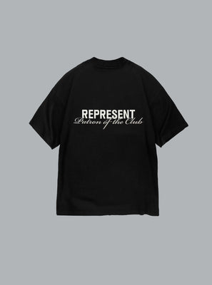 PATRON OF THE CLUB LOGO T-SHIRT BLACK