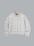 CORD ZIP FLANNEL SHIRT MINERAL