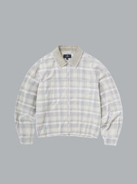 CORD ZIP FLANNEL SHIRT MINERAL