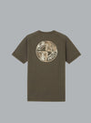 'Institutional One' Print Army Green