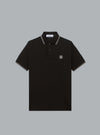 Cotton Biologico Piquet Black