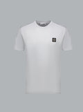 T-shirt van 60/2 katoenjersey, parelgrijs.