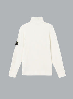 FULL RIB RWS WOOL T-NECK IVORY