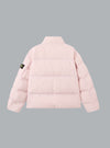 GARMENT DYED CRINKLE REPS NY BOMBER PINK