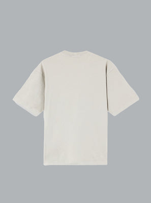 COMBED ORGANIC COTTON JERSEY SS T-SHIRT PEARL GREY