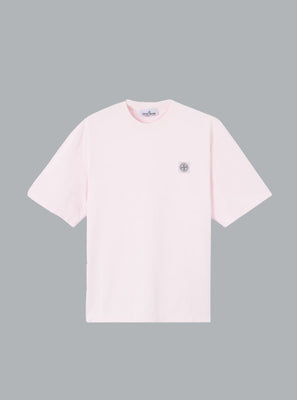 COMBED ORGANIC COTTON JERSEY SS T-SHIRT PINK
