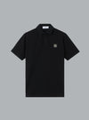 95% ORGANIC COTTON / 5% ELASTANE PIQUÉ SS POLO BLACK