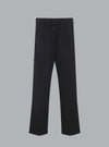 ORGANIC PANAMA COTTON TROUSERS BLACK