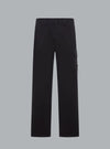 ORGANIC COTTON RIPSTOP TROUSERS BLACK