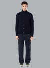 LAMBSWOOL CARDIGAN NAVY BLUE