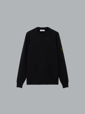 LAMBSWOOL CREW NECK BLACK