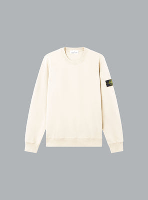 ORGANIC COTTON FLEECE SWEATSHIRT IVORY