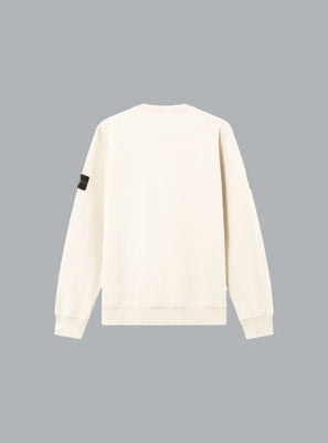ORGANIC COTTON FLEECE SWEATSHIRT IVORY