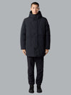 MICRO TWILL LONG PARKA BLACK