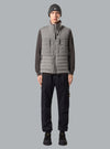 SEAMLESS TUNNEL NYLON DOWN-TC VEST CEMENT