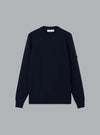 LAMBSWOOL CREW NECK NAVY BLUE