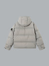 MATT RIPSTOP CORDURA® ADVANCED FABRICS SHORT PARKA CEMENT