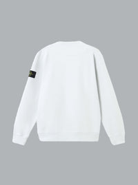 Sweatshirt van biologisch katoen fleece, lichtblauw