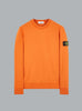 ORGANIC COTTON FLEECE SWEATSHIRT TANGERINE