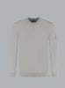 S.I. GHOST LIGHT PURE RWS WOOL CREW NECK DUST