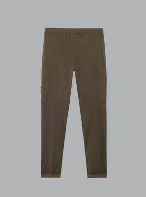 Tela Paracadute Cotone Stretch Army Green