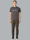 Tela Paracadute Cotone Stretch Army Green
