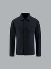 WOOL NYLON FLANNEL_STONE ISLAND GHOST SHIRTS NAVY BLUE
