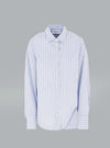 The Attico Striped Shirt Light Blue Dessin