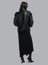 LEATHER BIKER JACKET