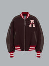 TWILL WOOL BOMBER JACKET