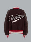 TWILL WOOL BOMBER JACKET