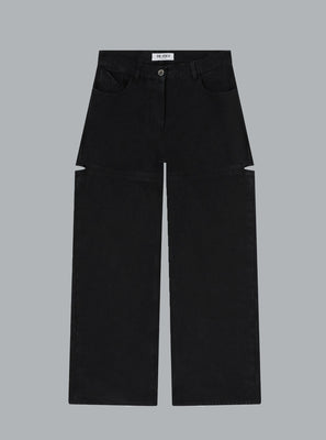 WASHED CANVAS JEANS