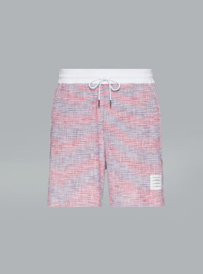 Cotton Tweed Red Dessin