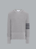 COTTON CARDIGAN STITCH 4-BAR PULLOVER