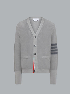 GARMENT DYED 4-BAR CARDIGAN