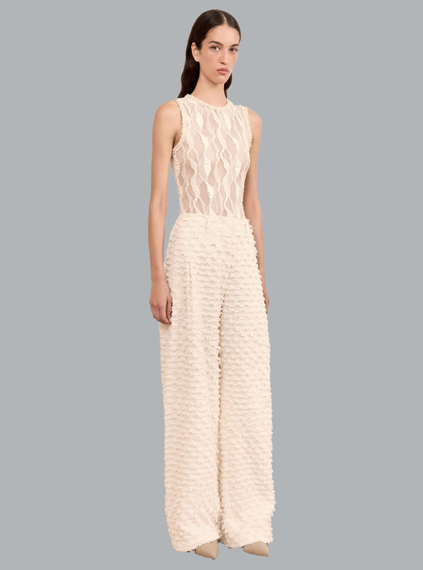 Beatrix Wide Leg Trouser IVORY